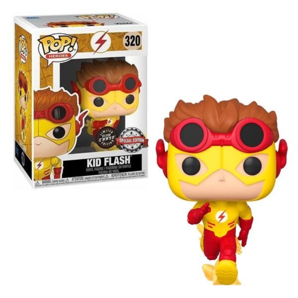 Funko Pop: FLASH-Kid Flash N° 320 Special Edition, Chase