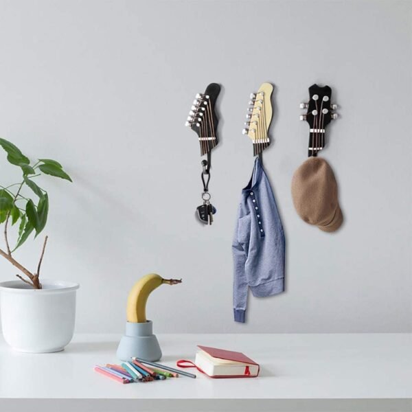 Perchero en forma de Guitarra