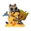 Funko Pop 6": MARVEL - Rocket & Groot Beach Day N° 1089 SE - Imagen 2