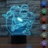 Lampara led 3d Marvel Iron Man volando