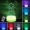 Lámpara led 3d Stitch