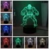 Lampara led 3d Marvel Hulk