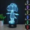 Lámpara Led 3D Snoopy