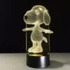 Lámpara Led 3D Snoopy - Imagen 2
