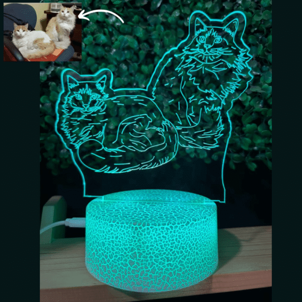 LÁMPARA LED PERSONALIZADA