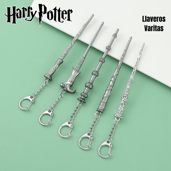 Llavero varita de Harry Potter (4 modelos)