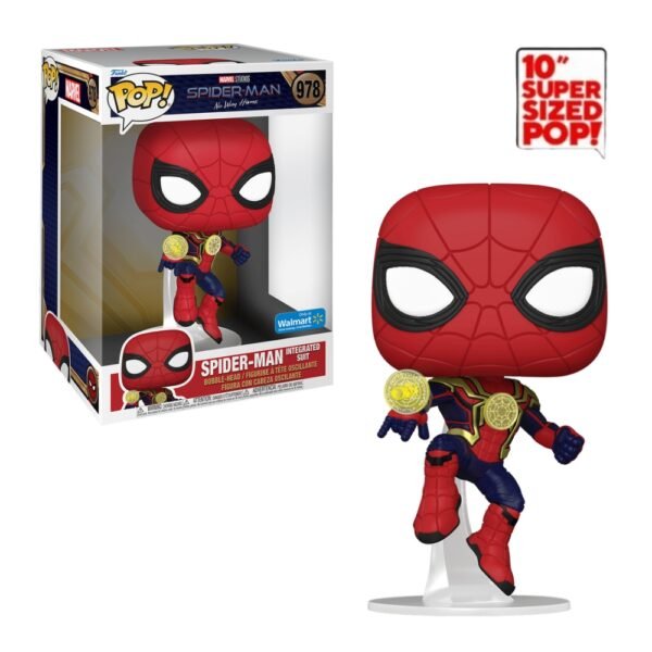 Funko Pop Jumbo: Spider-Man integrated Suit #978 Walmart (No way Home)