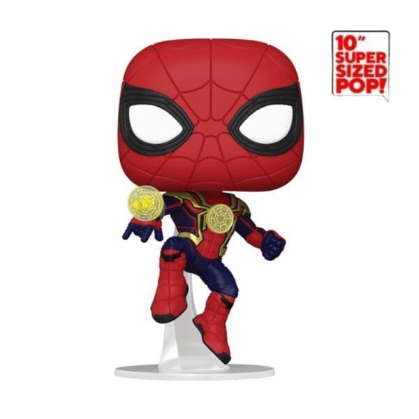 figura Funko Pop Jumbo: Spider-Man integrated Suit #978 Walmart (No way Home)
