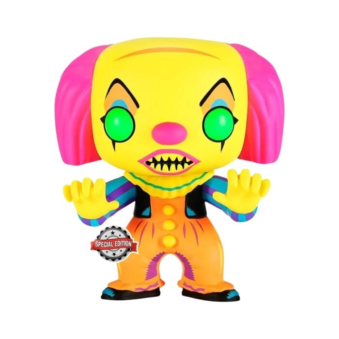 Funko Pop IT - Pennywise Blacklight N° 55 Special Edition V2 Funko Pop IT - Pennywise Blacklight N° 55 Special Edition V2