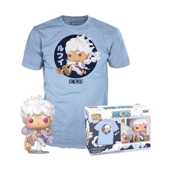 Funko Tees: ONE PIECE - Luffy Gear 5 (Polo y pop)