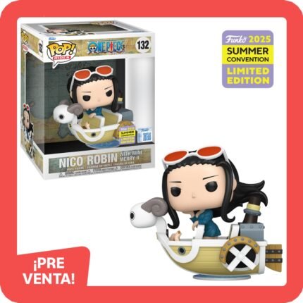 PREVENTA | Funko Rides: ONE PIECE - Nico Robin with Mini Merry II N 132 - San Diego Comic Con 2025