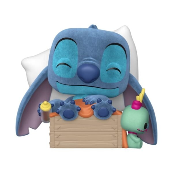 Funko Pop Plus: DISNEY LILO & STITCH - Sleeping Stitch in box N 1607 GameStop flocked