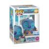 Funko Pop Plus: DISNEY LILO & STITCH - Sleeping Stitch in box N 1607 GameStop flocked v2