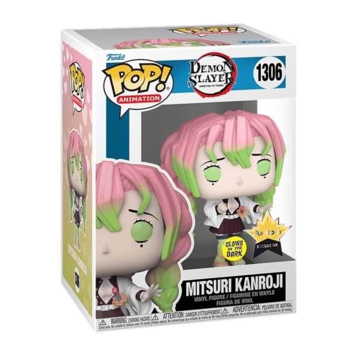 Funko Pop: DEMON SLAYER - Mitsuri Kanroji N 1306 Fundom - Glows in the Dark v3