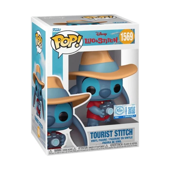 Funko Pop DISNEY - LILO & STITCH - Tourist Stitch N 1569 Exclusive v2 Funko Pop: DISNEY - LILO & STITCH - Tourist Stitch N 1569 Exclusive v2