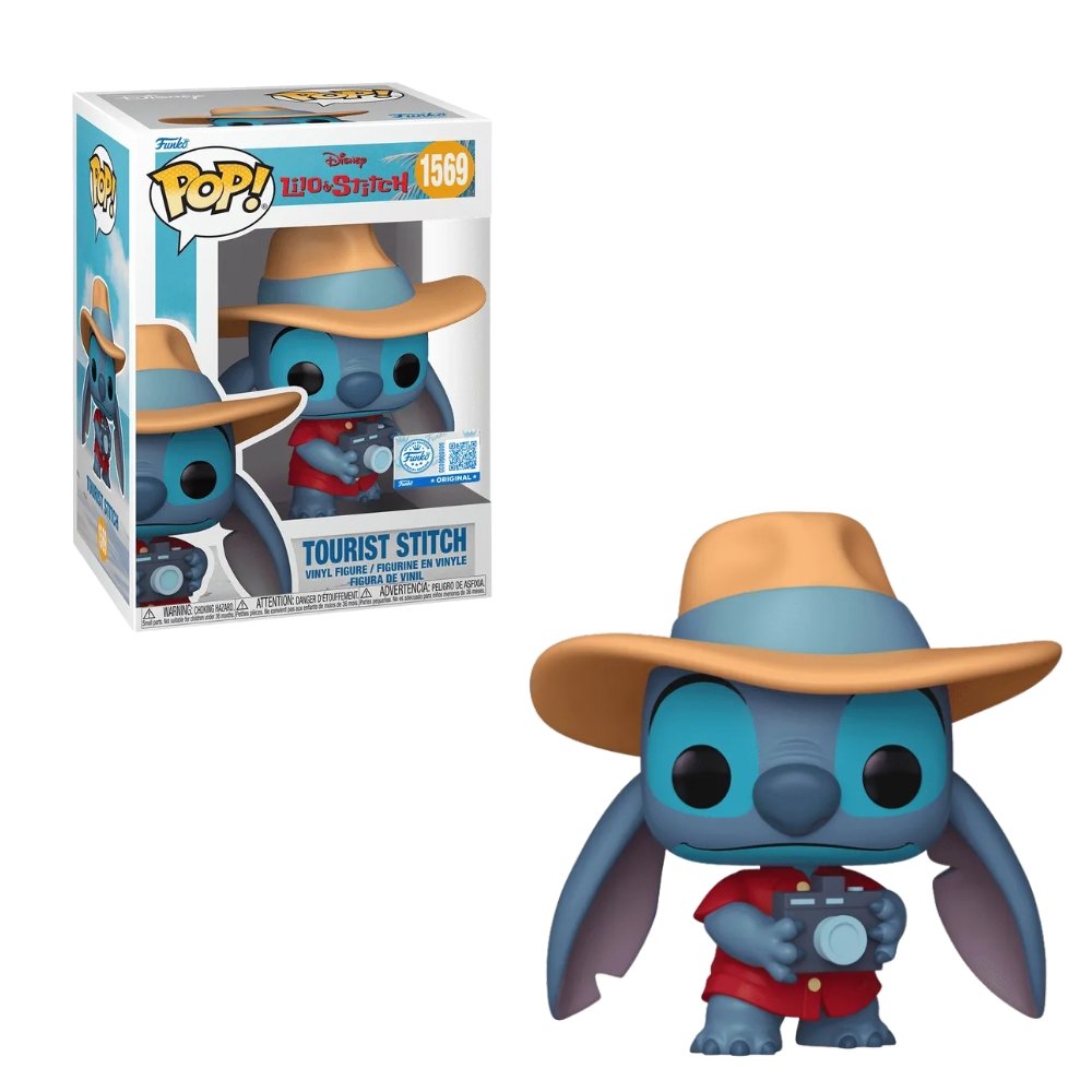 Funko Pop DISNEY - LILO & STITCH - Tourist Stitch N 1569 Exclusive Funko Pop: DISNEY - LILO & STITCH - Tourist Stitch N 1569 Exclusive