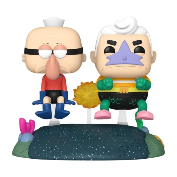 Funko Pop Rides: NICKELODEON - Bob Esponja Squarepants - Sirenoman y Chico percebe en coche invisible N 126 Amazon v1