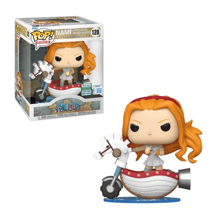 Funko Pop Rides: ONE PIECE - Nami with White Hobby Horse N 128 - Wondrous Convention 2025