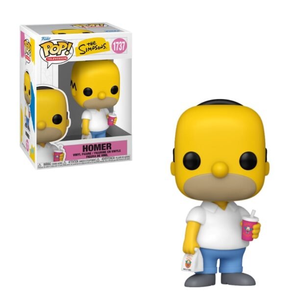 Funko Pop: THE SIMPSONS - Homero with Krusty Burger N 1737