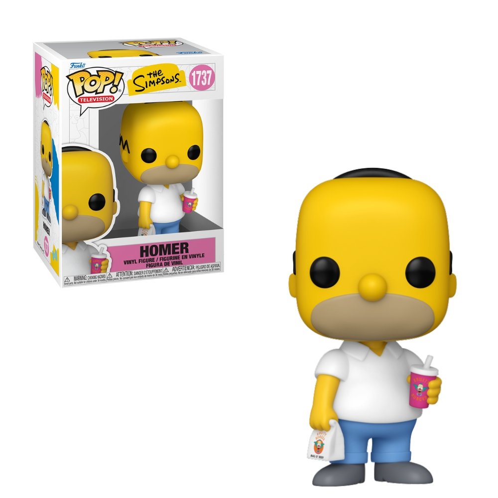 Funko Pop THE SIMPSONS - Homero with Krusty Burger N 1737 Funko Pop: THE SIMPSONS - Homero with Krusty Burger N 1737