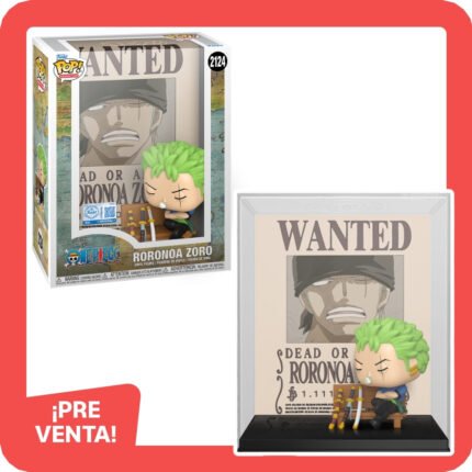 PREVENTA | Funko Pop Poster: ONE PIECE - Roronoa Zoro (wanted) N 2124