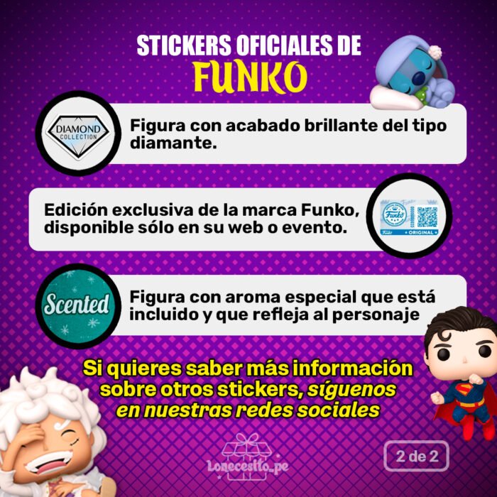 STICKERS FUNKO V1 STICKERS FUNKO V1