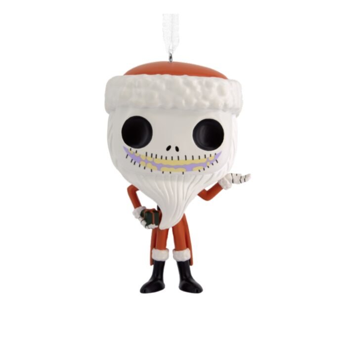 Funko - Hallmark Ornament (Adorno Navideño) DISNEY - Santa Jack Skellington V2