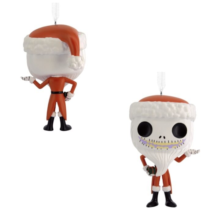 Funko - Hallmark Ornament (Adorno Navideño) DISNEY - Santa Jack Skellington V3