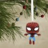 Funko - Hallmark: Ornament (Adorno Navideño) MARVEL - Spider Man (Hombre araña) with web wings