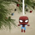 Funko - Hallmark: Ornament (Adorno Navideño) MARVEL - Spider Man (Hombre araña) with web wings