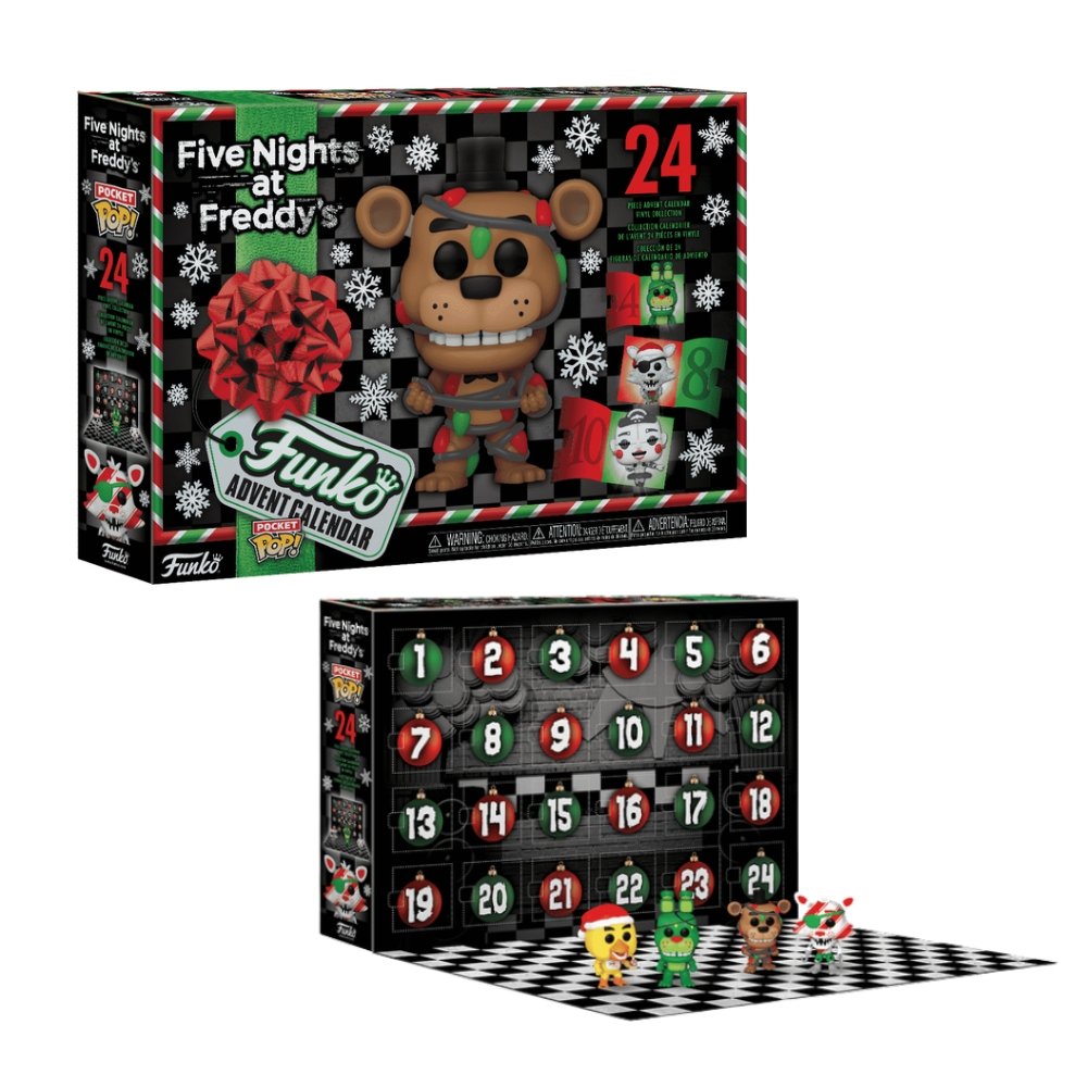 Funko Holiday Advent Calendar Five Nights At Freddys (FNAF) - 24 Funko Pocket Pops (Calendario Adviento) Funko: Holiday Advent Calendar Five Nights At Freddys (FNAF) - 24 Funko Pocket Pops (Calendario Adviento)