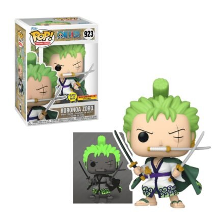 Funko Pop: ONE PIECE - Roronoa Zoro (three sword style) N 923 Box Warehouse - Glow