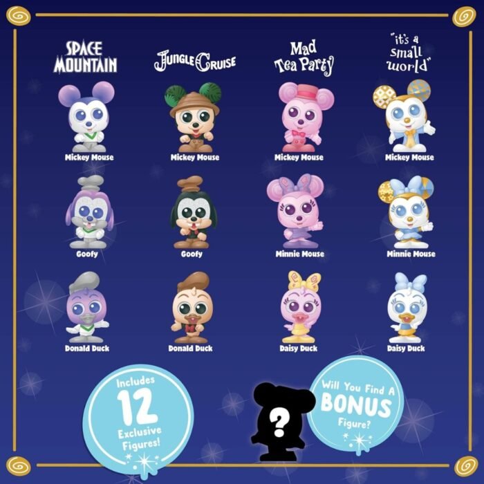 JUST PLAY: DISNEY DOORABLES - 50 Aniversario Walt Disney World - Pack de 12 figuras V1