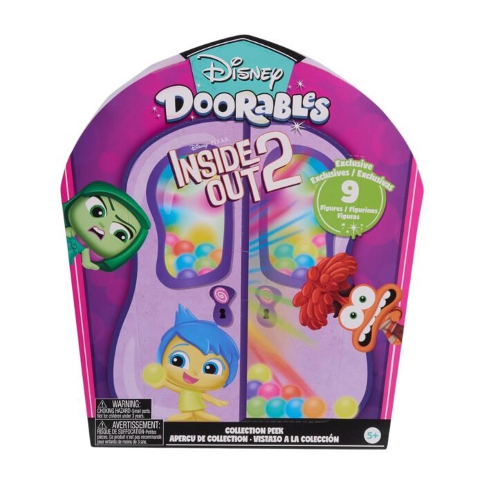 JUST PLAY: DISNEY DOORABLES - Inside Out 2 (Intensamente 2) Pack de 9 figuras v6