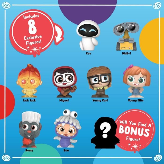 JUST PLAY: DISNEY DOORABLES - Pixar Fest Pack de 8 figuras V2