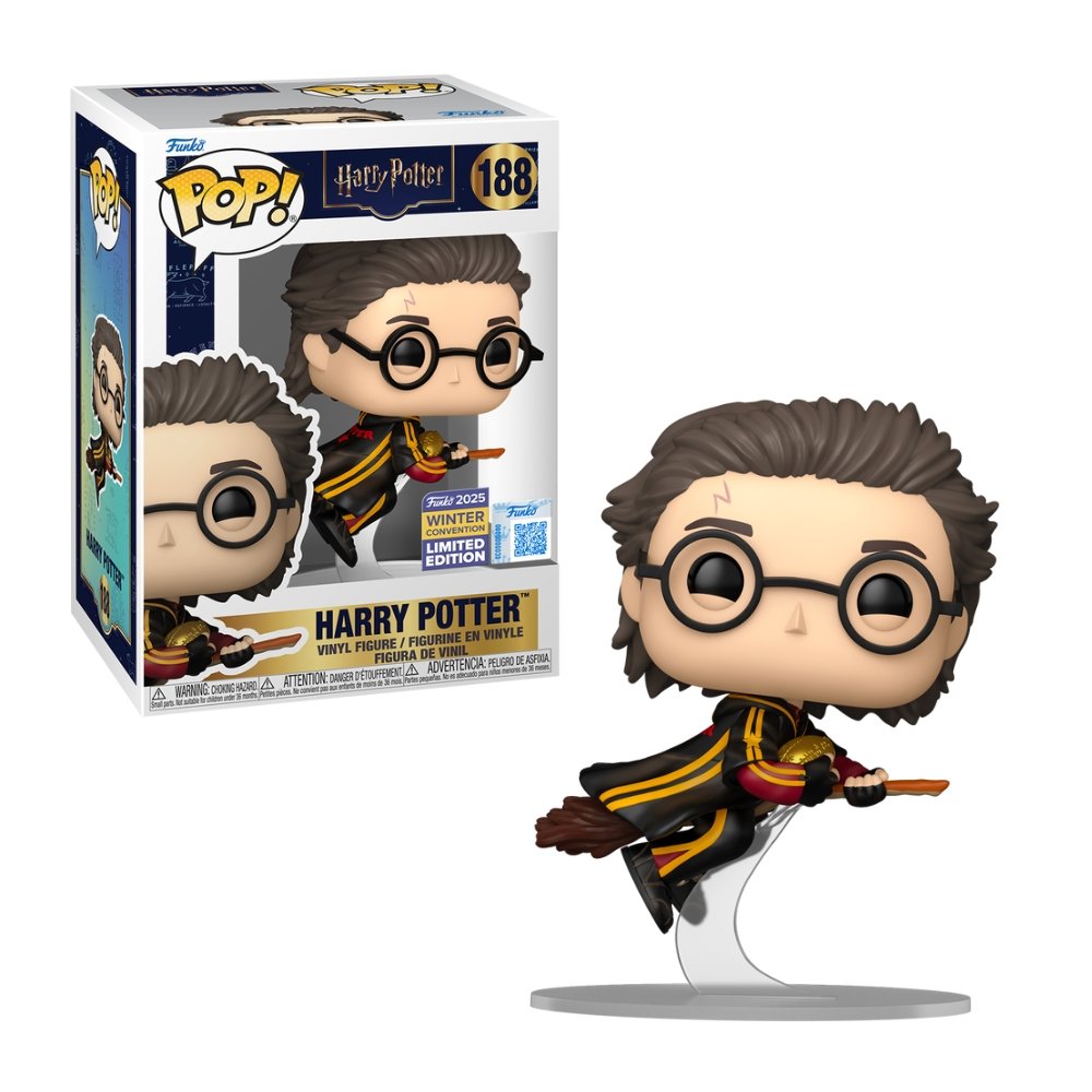 Funko Pop HARRY POTTER - Harry Potter (Quidditch) N 188 Winter Convention 2025 Funko Pop: HARRY POTTER - Harry Potter (Quidditch) N 188 Winter Convention 2025