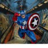MCFARLANE TOYS: MARVEL - Captain America 1:10th Scale Collectible with Scene (Captain America #100)