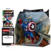MCFARLANE TOYS: MARVEL - Captain America 1:10th Scale Collectible with Scene (Captain America #100)