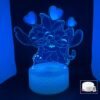 Lámpara led 3D: DISNEY LILO & STITCH - Stitch y Angela