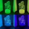 Lámpara led 3D: DRAGON BALL Z - Gotenks y fantasma Kamikaze