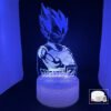 Lámpara led 3D: DRAGON BALL Z - Vegeta