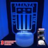 Lámpara led 3D: Equipo de fútbol - Alianza Lima AL