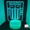 Lámpara led 3D: Equipo de fútbol - Alianza Lima AL