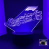 Lámpara led 3D: Fórmula 1 F1