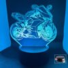 Lámpara led 3D: Moto deportiva biker