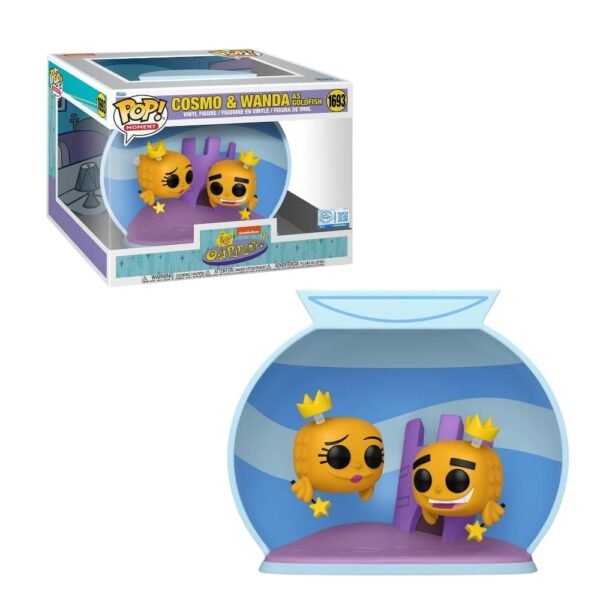 Funko Pop Moment: NICKELODEON THE FAIRLY ODDPARENTS (Los Padrinos magicos) - Cosmo y Wanda N 1683 Exclusive Amazon