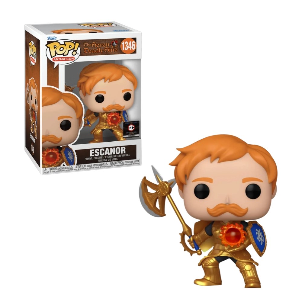 Funko Pop THE SEVEN DEADLY SINS - Escanor (metallic) N 1346 Chalice Funko Pop: THE SEVEN DEADLY SINS - Escanor (metallic) N 1346 Chalice