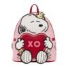 LOUNGEFLY: Mini mochila Peanuts Snoopy Valentine's Day XO