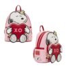 LOUNGEFLY: Mini mochila Peanuts Snoopy Valentine's Day XO
