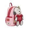 LOUNGEFLY: Mini mochila Peanuts Snoopy Valentine's Day XO